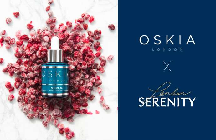 Cult-adored award-winning bottle of Super 16 serum by OSKIA London